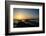 Coastal Waters At Sunset-Chuck Burdick-Framed Photographic Print