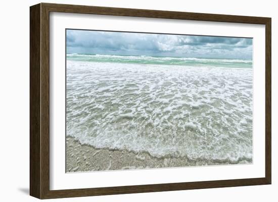 Coastal Wave-Mary Lou Johnson-Framed Art Print