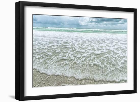 Coastal Wave-Mary Lou Johnson-Framed Art Print