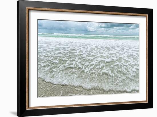 Coastal Wave-Mary Lou Johnson-Framed Art Print