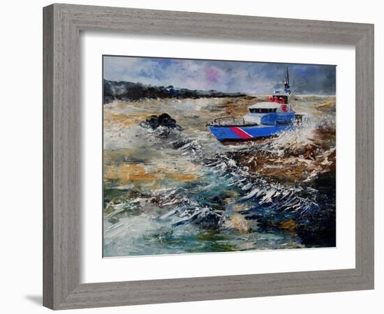 Coastguards-Pol Ledent-Framed Art Print