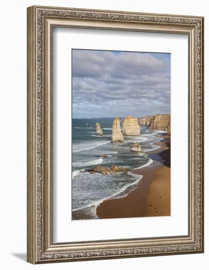 Coastline, 12 Apostles, Great Ocean Road, Port Campbell Np, Victoria, Australia-Martin Zwick-Framed Photographic Print