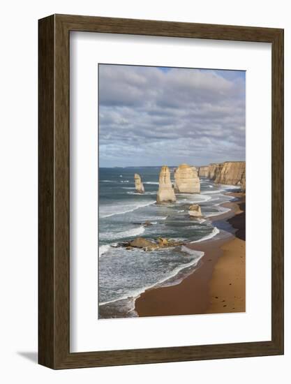 Coastline, 12 Apostles, Great Ocean Road, Port Campbell Np, Victoria, Australia-Martin Zwick-Framed Photographic Print