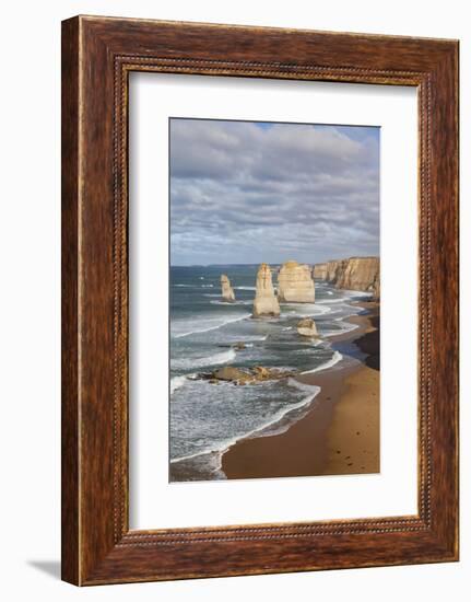 Coastline, 12 Apostles, Great Ocean Road, Port Campbell Np, Victoria, Australia-Martin Zwick-Framed Photographic Print