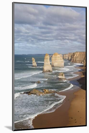 Coastline, 12 Apostles, Great Ocean Road, Port Campbell Np, Victoria, Australia-Martin Zwick-Mounted Photographic Print