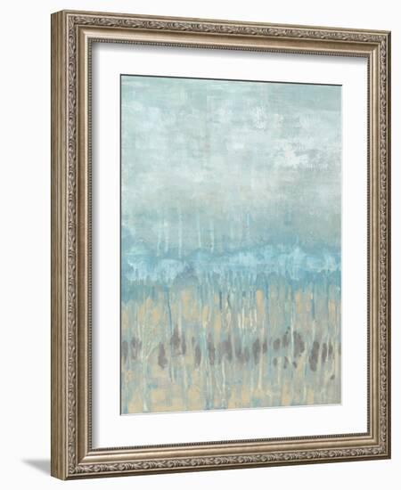 Coastline Abstraction I-Jennifer Goldberger-Framed Art Print