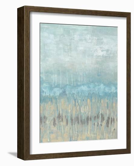 Coastline Abstraction I-Jennifer Goldberger-Framed Art Print