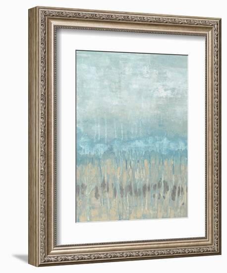 Coastline Abstraction I-Jennifer Goldberger-Framed Art Print