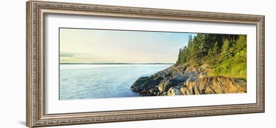 Coastline, Acadia National Park, Maine, USA-Panoramic Images-Framed Photographic Print