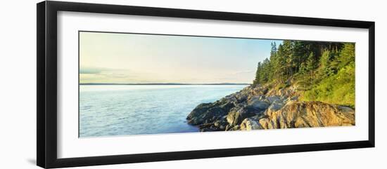 Coastline, Acadia National Park, Maine, USA-Panoramic Images-Framed Photographic Print