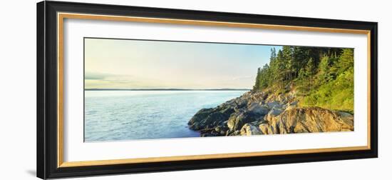 Coastline, Acadia National Park, Maine, USA-Panoramic Images-Framed Photographic Print