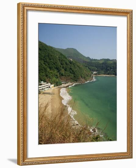 Coastline and Beach at Clearwater Bay in the New Territories, Hong Kong, China Asia-Fraser Hall-Framed Photographic Print