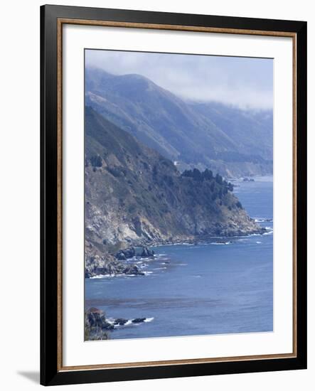 Coastline and Highway 1, Big Sur, California, United States of America, North America-Ethel Davies-Framed Photographic Print