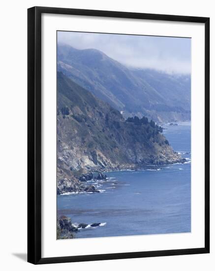 Coastline and Highway 1, Big Sur, California, United States of America, North America-Ethel Davies-Framed Photographic Print