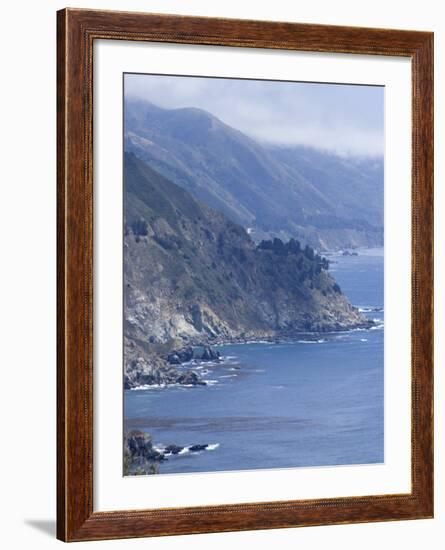 Coastline and Highway 1, Big Sur, California, United States of America, North America-Ethel Davies-Framed Photographic Print