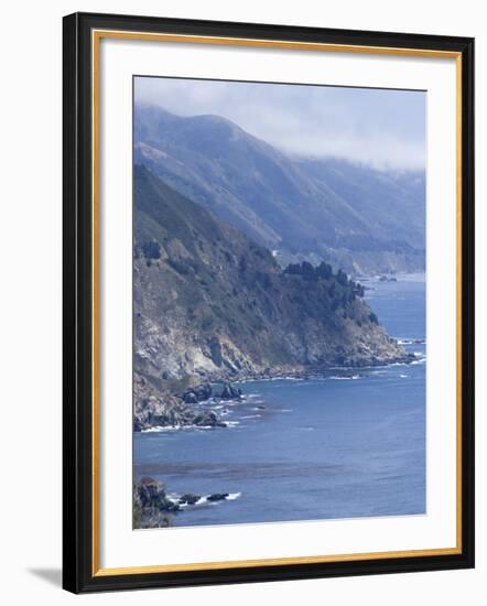 Coastline and Highway 1, Big Sur, California, United States of America, North America-Ethel Davies-Framed Photographic Print