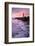 Coastline and Portland Bill Lighthouse at sunset, UK-Ross Hoddinott-Framed Photographic Print