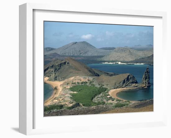 Coastline at Bartolome in the Galapagos Islands, Ecuador, South America-Sassoon Sybil-Framed Photographic Print