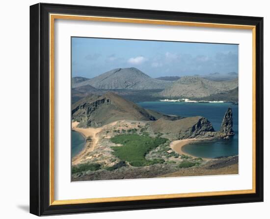 Coastline at Bartolome in the Galapagos Islands, Ecuador, South America-Sassoon Sybil-Framed Photographic Print