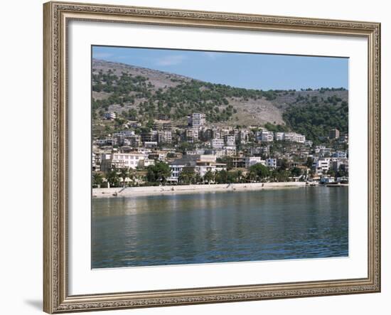 Coastline at Saranda, Albania-R H Productions-Framed Photographic Print