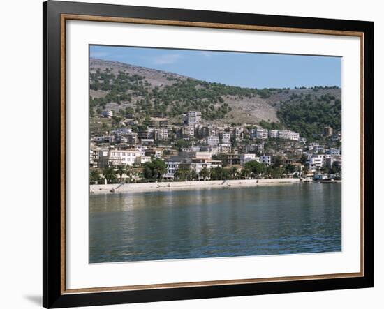 Coastline at Saranda, Albania-R H Productions-Framed Photographic Print