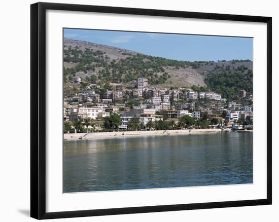 Coastline at Saranda, Albania-R H Productions-Framed Photographic Print