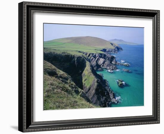 Coastline at Slea Head, Dingle Peninsula, County Kerry, Munster, Republic of Ireland (Eire), Europe-Roy Rainford-Framed Photographic Print