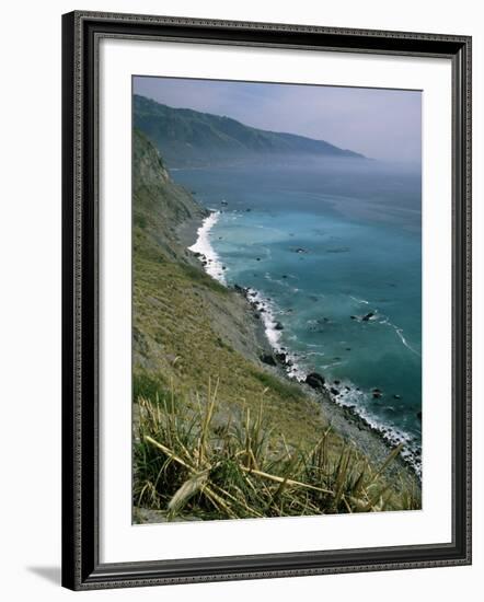 Coastline Between Big Sur and San Simeon, Monterey County, California, USA-Robert Francis-Framed Photographic Print