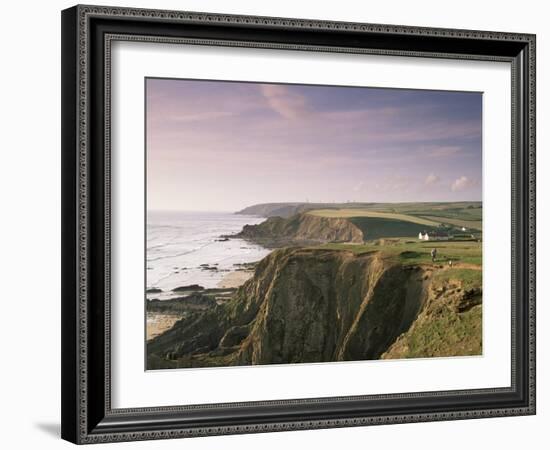 Coastline, Bude, Cornwall, England, United Kingdom-Adam Woolfitt-Framed Photographic Print