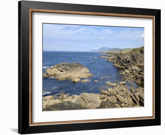 Coastline from the Atlantic Drive, Achill Island, County Mayo, Connacht, Republic of Ireland-Gary Cook-Framed Photographic Print