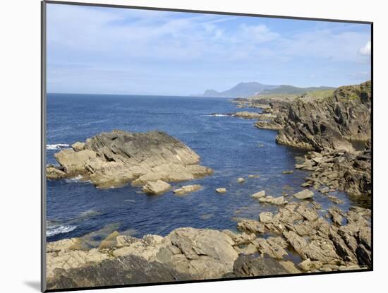 Coastline from the Atlantic Drive, Achill Island, County Mayo, Connacht, Republic of Ireland-Gary Cook-Mounted Photographic Print