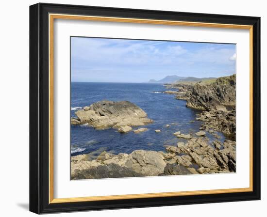 Coastline from the Atlantic Drive, Achill Island, County Mayo, Connacht, Republic of Ireland-Gary Cook-Framed Photographic Print