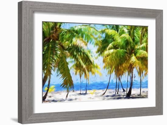 Coastline II - In the Style of Oil Painting-Philippe Hugonnard-Framed Giclee Print