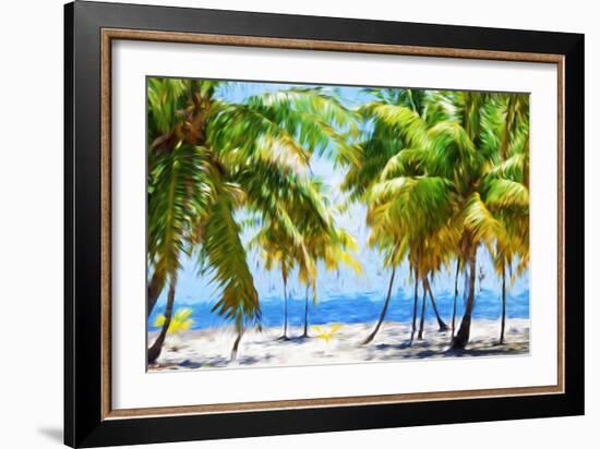 Coastline II - In the Style of Oil Painting-Philippe Hugonnard-Framed Giclee Print