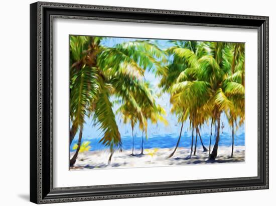 Coastline II - In the Style of Oil Painting-Philippe Hugonnard-Framed Giclee Print