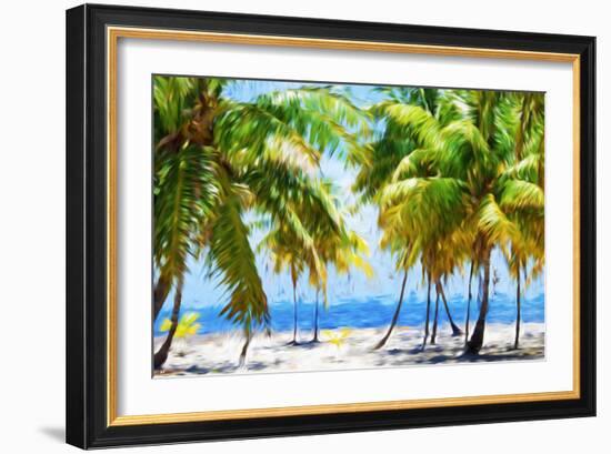 Coastline II - In the Style of Oil Painting-Philippe Hugonnard-Framed Giclee Print