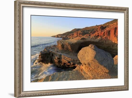 Coastline in Cabrillo National Monument-Richard Cummins-Framed Photographic Print