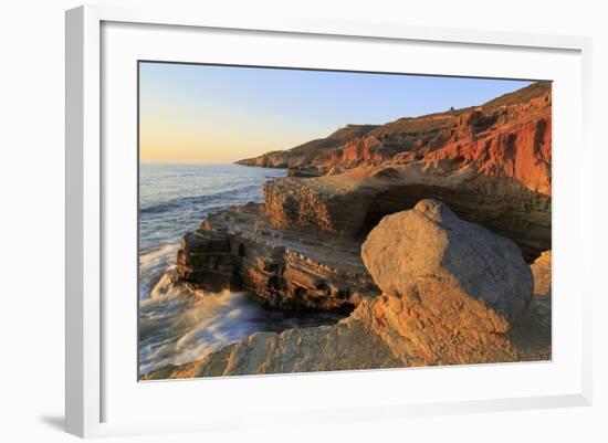 Coastline in Cabrillo National Monument-Richard Cummins-Framed Photographic Print