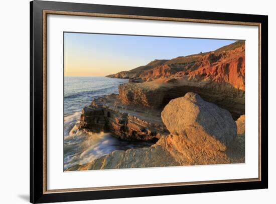 Coastline in Cabrillo National Monument-Richard Cummins-Framed Photographic Print