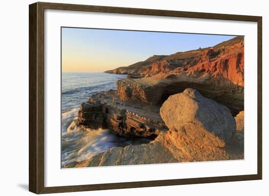 Coastline in Cabrillo National Monument-Richard Cummins-Framed Photographic Print