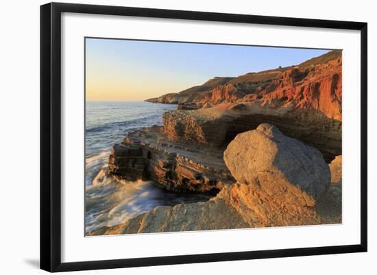 Coastline in Cabrillo National Monument-Richard Cummins-Framed Photographic Print