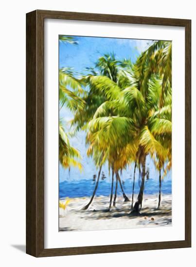 Coastline - In the Style of Oil Painting-Philippe Hugonnard-Framed Giclee Print