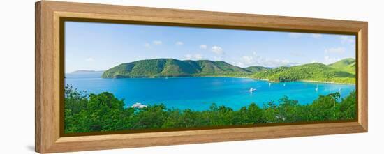 Coastline, Maho Bay, St. John, Us Virgin Islands-null-Framed Premier Image Canvas