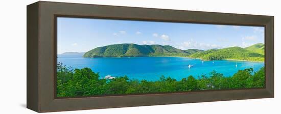 Coastline, Maho Bay, St. John, Us Virgin Islands-null-Framed Premier Image Canvas