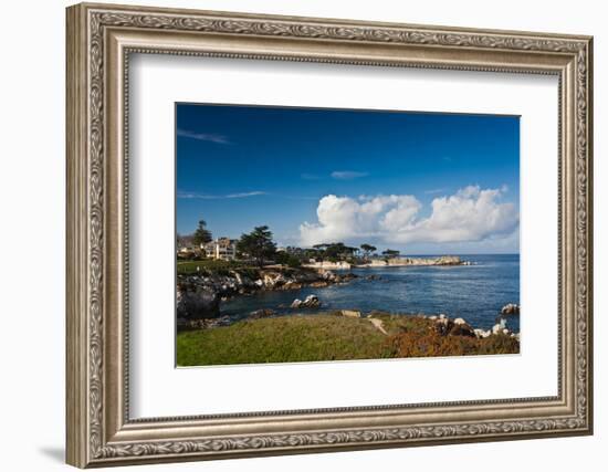 Coastline, Monterey Bay, Monterey, California, USA-null-Framed Photographic Print