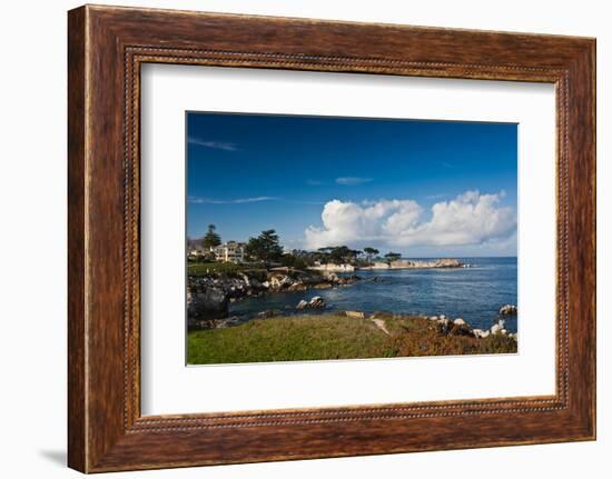 Coastline, Monterey Bay, Monterey, California, USA-null-Framed Photographic Print