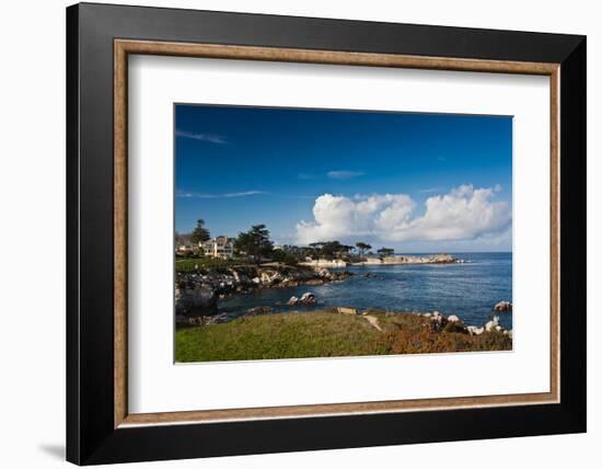 Coastline, Monterey Bay, Monterey, California, USA-null-Framed Photographic Print