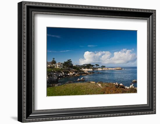 Coastline, Monterey Bay, Monterey, California, USA-null-Framed Photographic Print