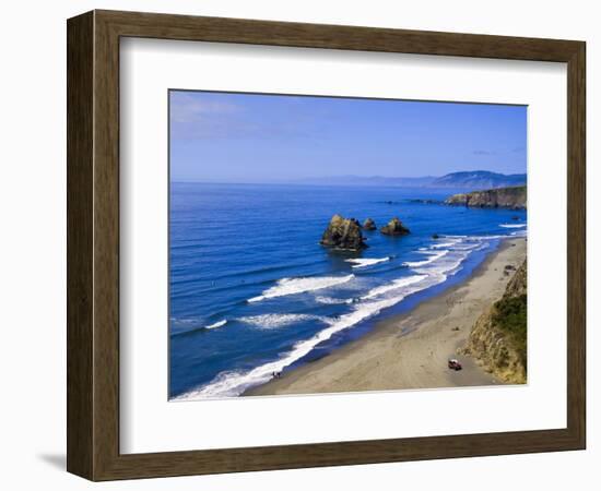 Coastline Near Crescent City, Northern California, United States of America, North America-Michael DeFreitas-Framed Photographic Print