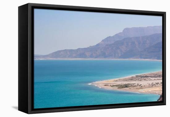 Coastline near Hasik, Dhofar Governorate, Oman-Jan Miracky-Framed Premier Image Canvas